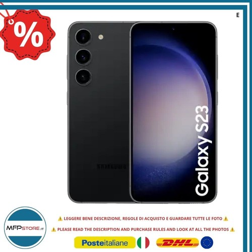 Samsung galaxy s23 256gb nero - samsung,